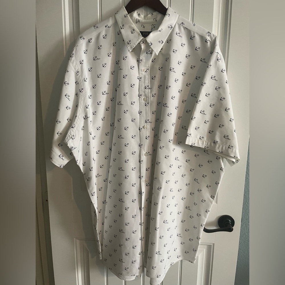 Men’s Polo Anchors Button down